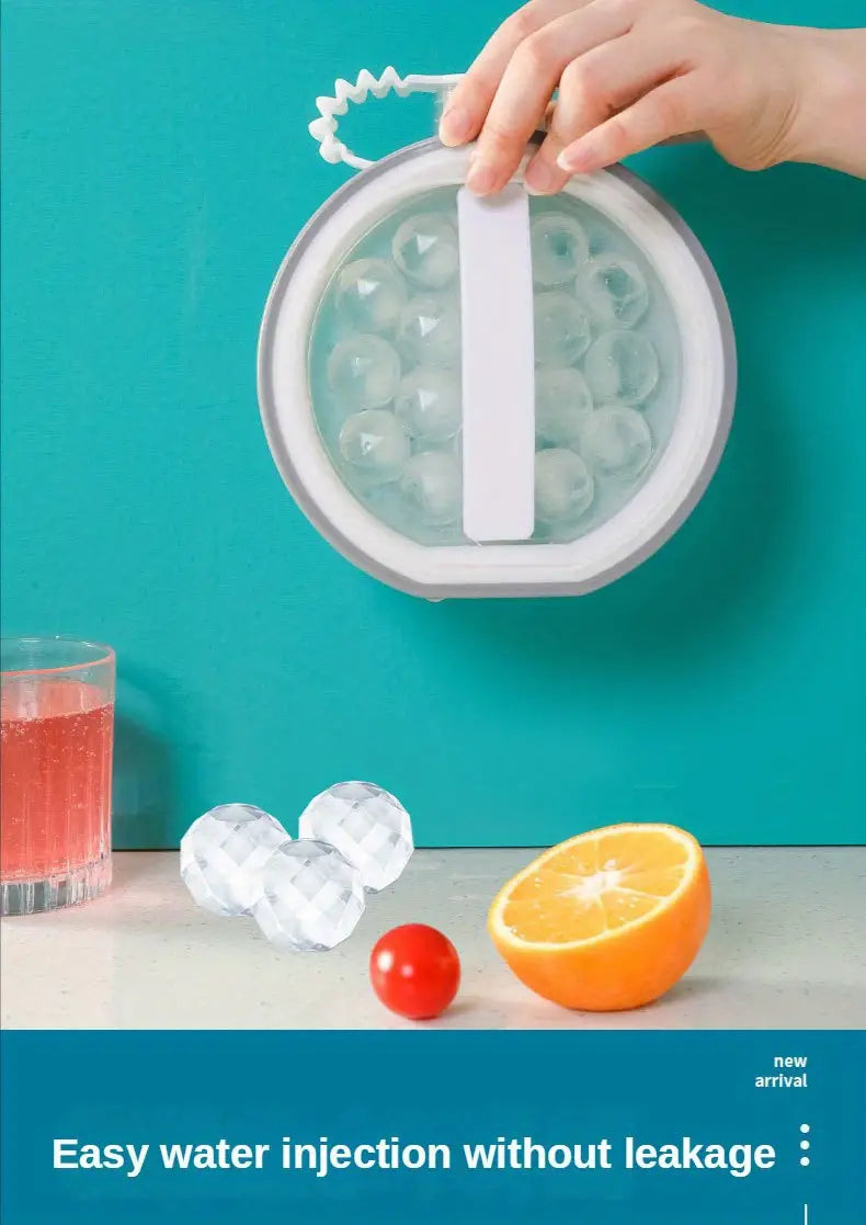 2-in-1 Portable Ice Maker and Cube Mold for Home